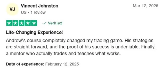 Recenzie Trustpilot — Life-Changing Experience, de Vincent Johnston